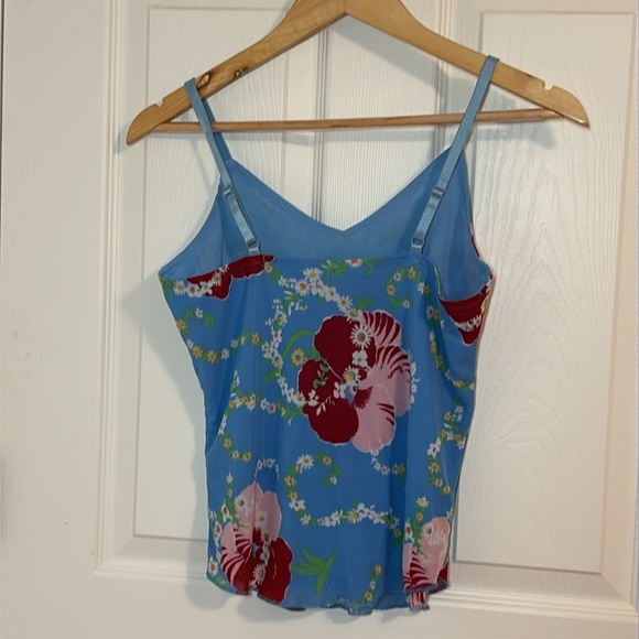 Tommy Jeans Blue Floral Cami, Medium - Picture 3 of 6